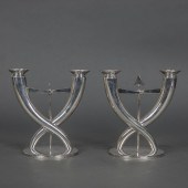 A PAIR CHRISTOFLE 'FLECHE' PLA