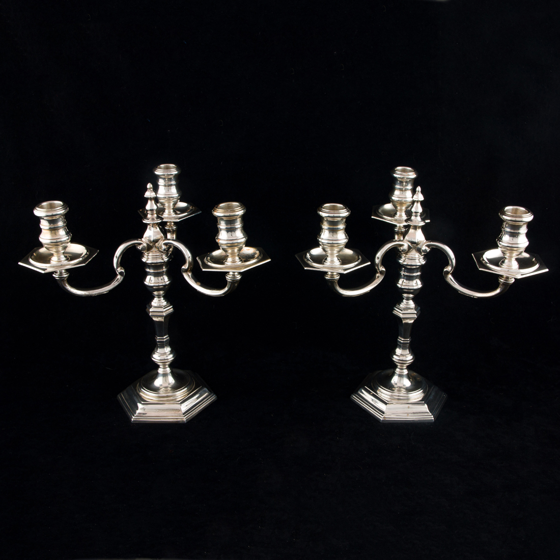 A PAIR ELIZABETH II STERLING
