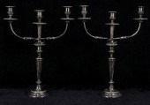 A PAIR ENGLISH STERLING THREE