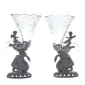 A PAIR GERMAN ROCOCO REVIVAL .