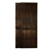 A PAIR GOTHIC REVIVAL OAK CARV