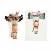 A PAIR: KATSINA + DRAWING AFTE