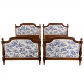 A PAIR LOUIS XVI STYLE CUSTOM