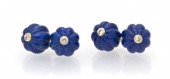 A Pair of 14 Karat Yellow Gold