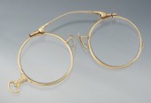 A Pair of 14k Gold Pince-nez 1