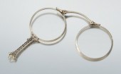 A Pair of 14k White Gold Lorgn