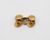 A pair of 15ct gold cufflinks