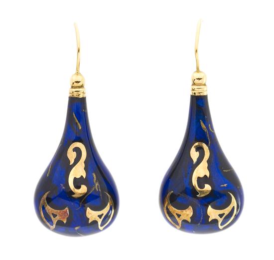 A Pair of 18 Karat Yellow Gold