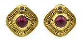 A Pair of 18 Karat Yellow Gold