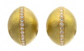 A Pair of 18 Karat Yellow Gold