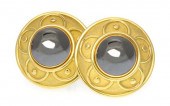 A Pair of 18 Karat Yellow Gold