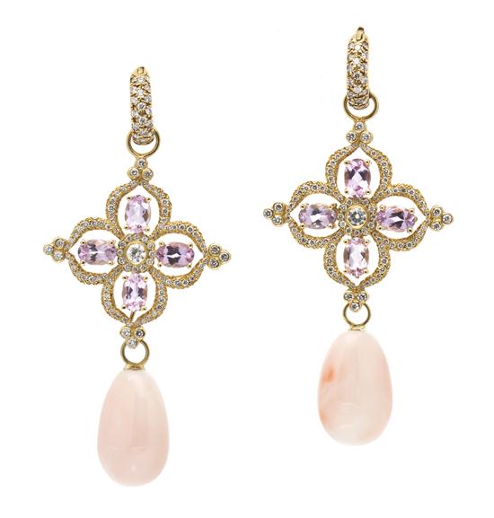 A Pair of 18 Karat Yellow Gold