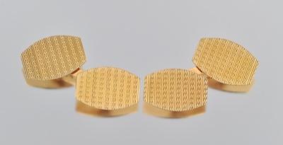 A Pair of 18k Gold Cufflinks 18k