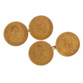 A PAIR OF 1918 1/5 LIBRA PERU
