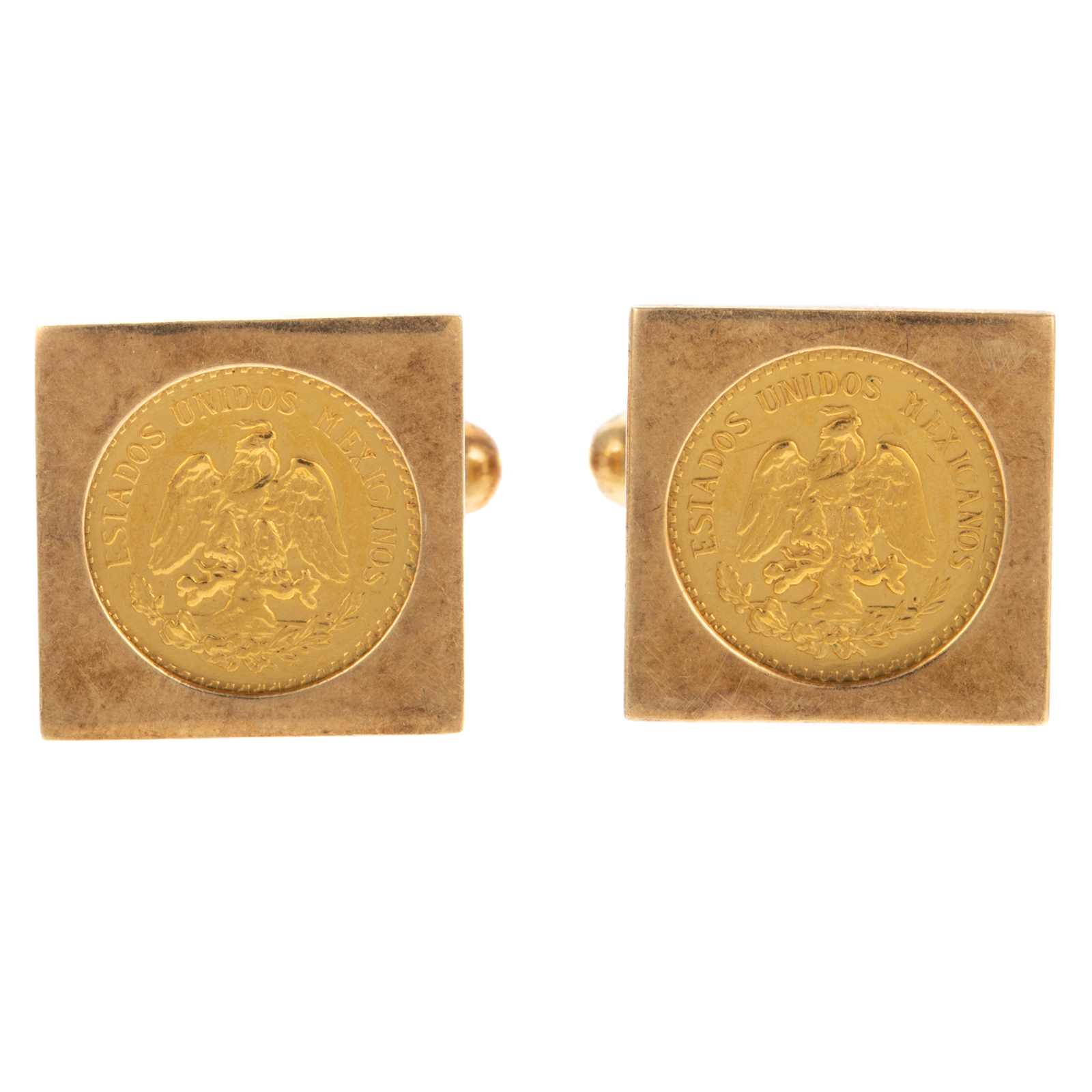 A PAIR OF 1945 2-1/2 PESOS