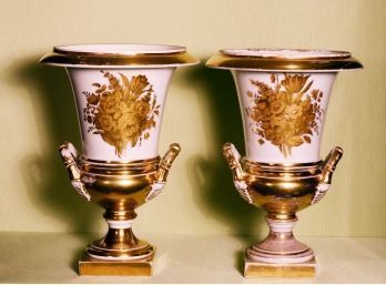 A pair of 19th C. Old Paris white