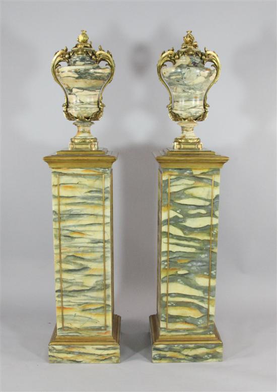 A pair of 19th century ormolu