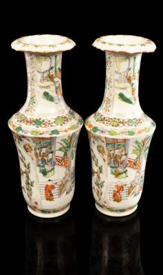 A pair of 19th Century famille