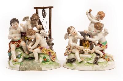 A pair of 19th Century Samson