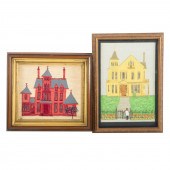 A PAIR OF 19TH CENTURY NEEDLEW