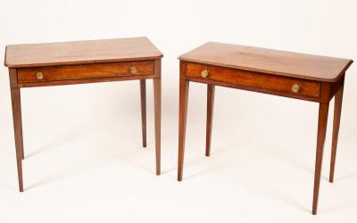 A pair of 19th Century mahogany