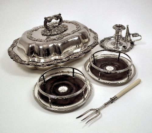 A pair of 19th Century Sheffield