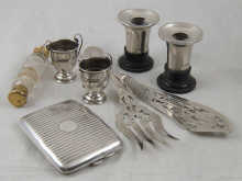 A pair of 800 grade silver fish