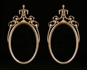 A PAIR OF ADAM STYLE PARCEL AN