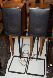 A PAIR OF ADS SATELLITE SPEAKE