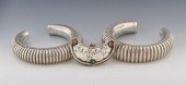 A Pair of Akha Tribe Silver Cu