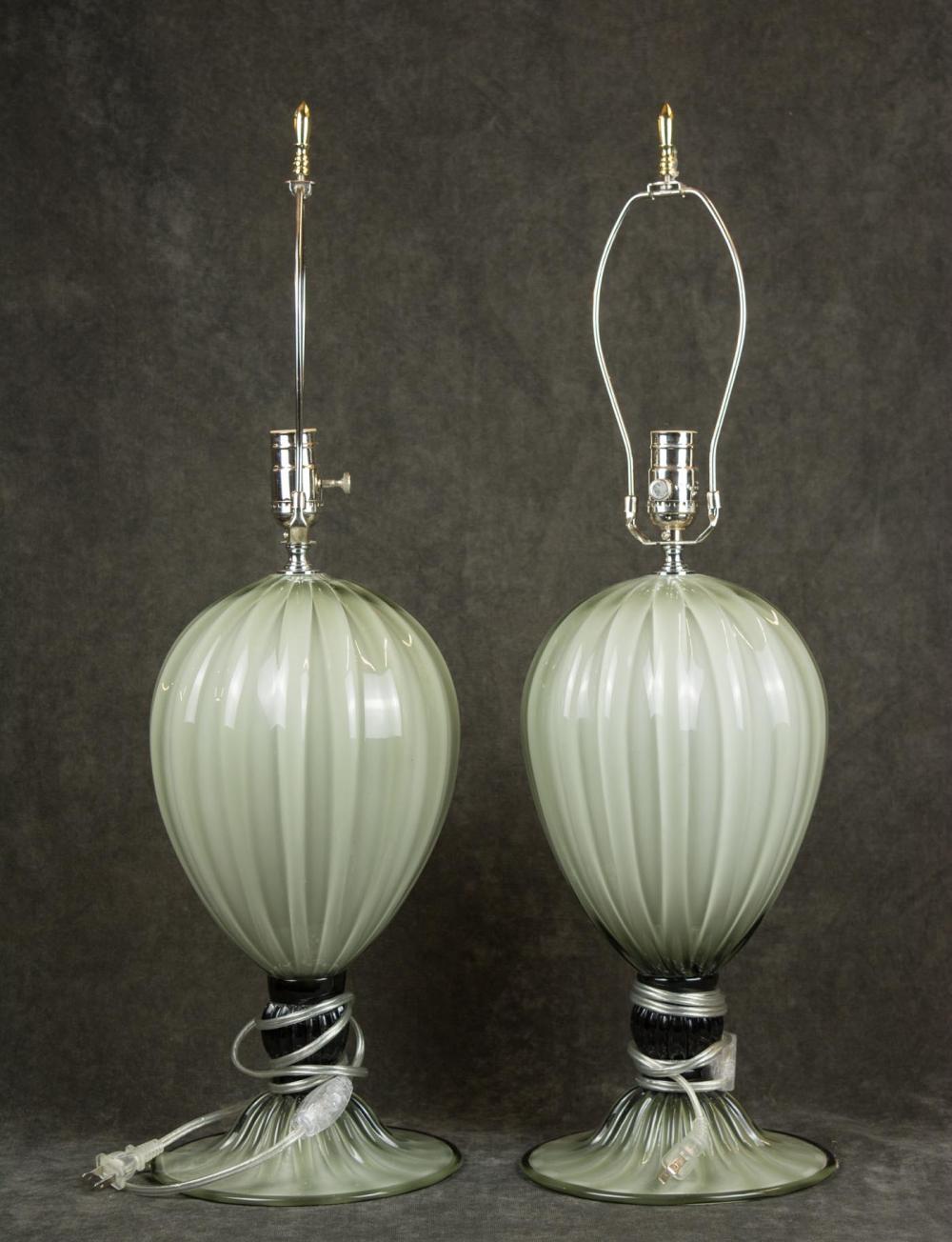 A PAIR OF ALBERTO DONA TABLE LAMPSA