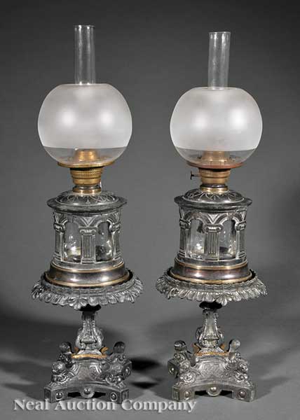 A Pair of American Brass and