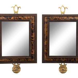 A Pair of American Brass Mounted