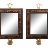 A Pair of American Brass Mount