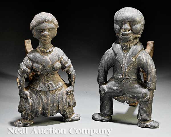 A Pair of American Cast Iron