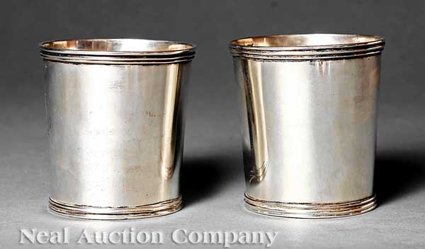 A Pair of American Coin Silver
