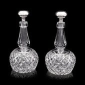 A Pair of American Cut Glass D