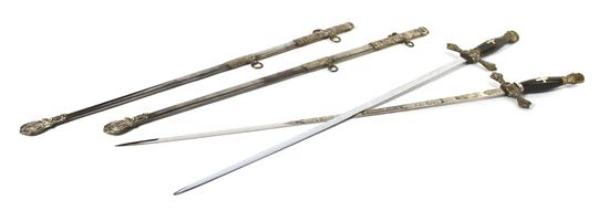 A Pair of American Dress Swords