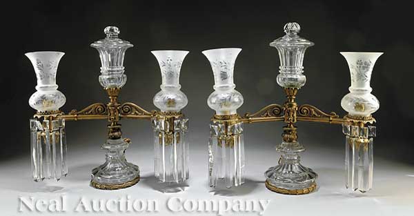A Pair of American Gilt Bronze
