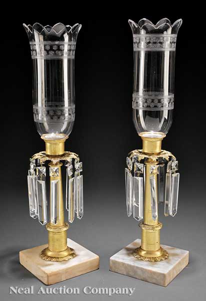 A Pair of American Gilt Lacquered