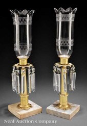 A Pair of American Gilt Lacque