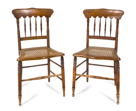 A Pair of American Maple Side