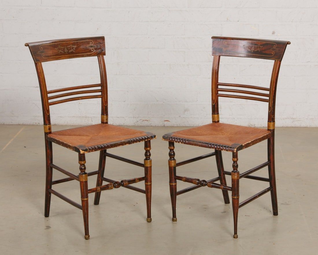 A PAIR OF AMERICAN PAINTED