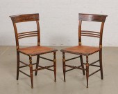 A PAIR OF AMERICAN PAINTED HIT