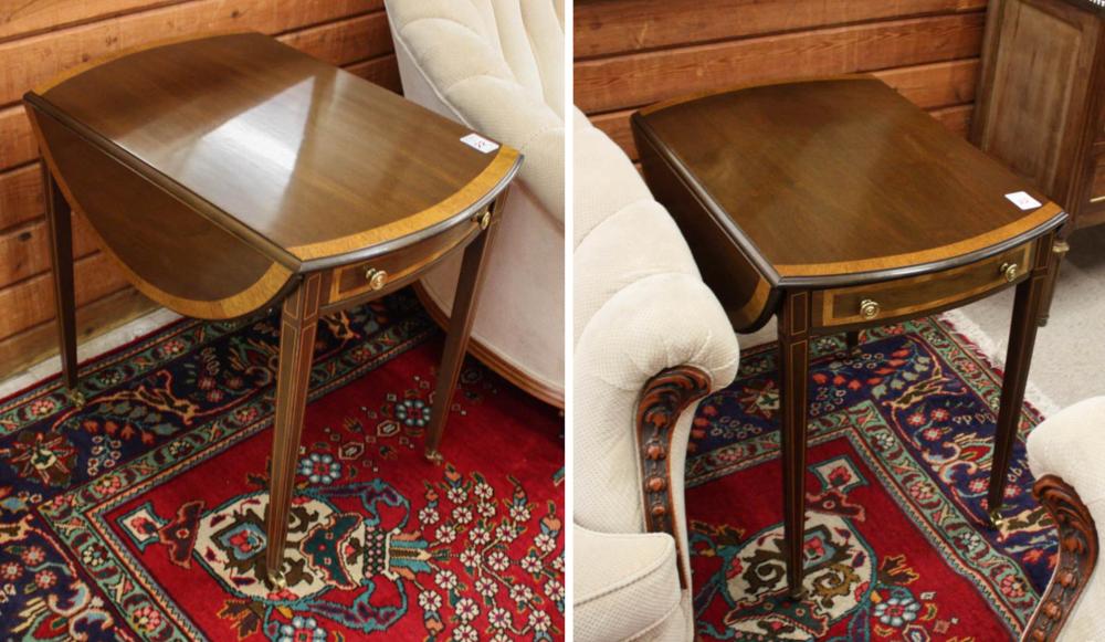 A PAIR OF AMERICAN SHERATON STYLE