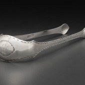 A Pair of American Silver Suga