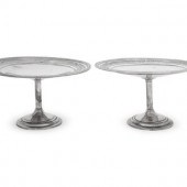 A Pair of American Silver Tazz