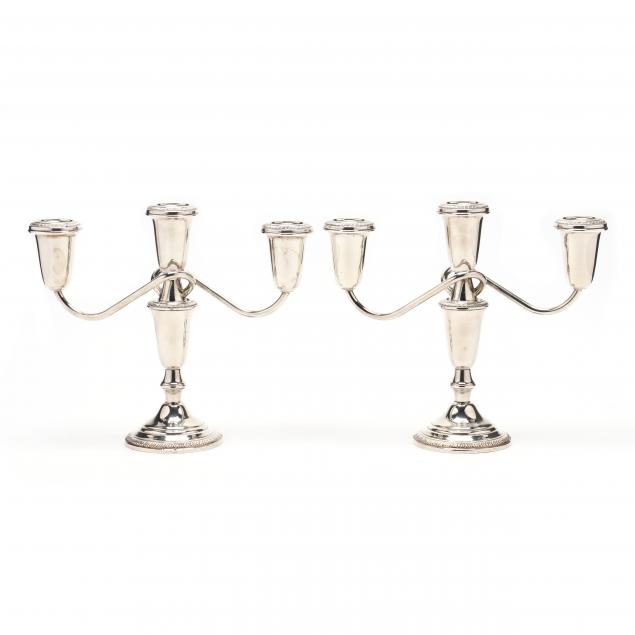 A PAIR OF AMERICAN STERLING