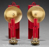 A Pair of American Tole and Gi