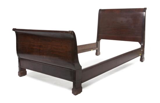 A Pair of American Twin Mahogany